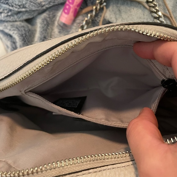 Rebecca Minkoff Blythe Grey Leather Crossbody - Picture 8 of 8